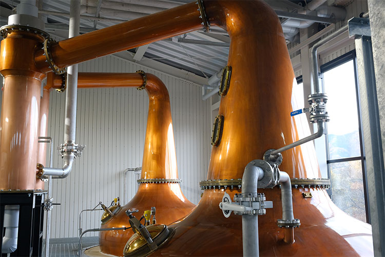 秩父第二蒸留所のポットスチル