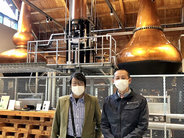 ニセコ蒸溜所の看板