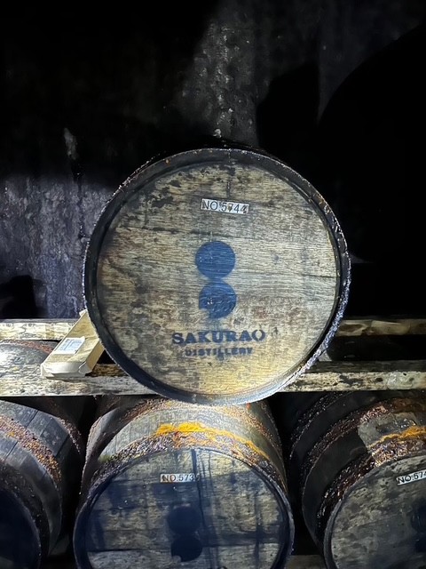 『銀河鉄道999』戸河内ラベル、カスクNo.5744の樽。