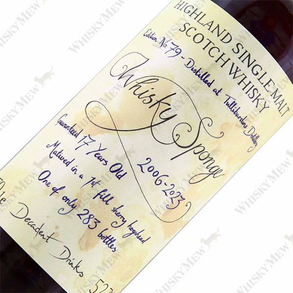  Whisky Sponge / TULLIBARDINE 17 YO EDITION NO.79