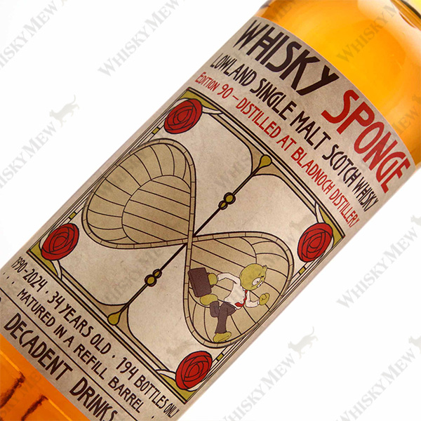 Whisky Sponge/BLADNOCH 34 YEARS OLD EDITION NO.90