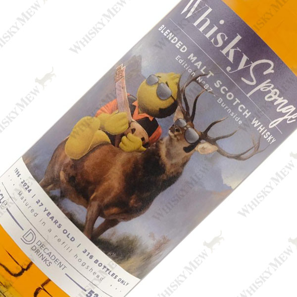 Whisky Sponge/BURNSIDE 27 YEARS OLD EDITION NO.87