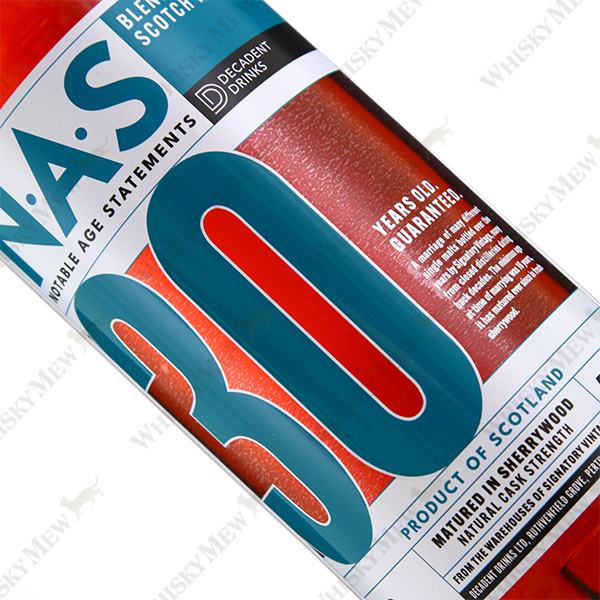 Whisky Sponge / NAS NO.1  BLENDED MALT 30 YEAR OLD