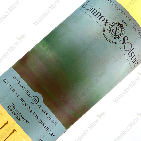 Whisky Sponge / BEN NEVIS 10 YO EQUINOX & SOLSTICE SPRING 2023